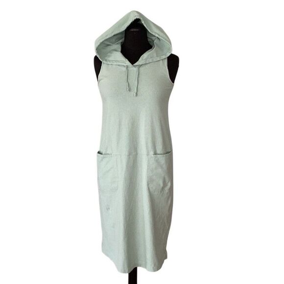 Vintage Fresh Produce Hooded Dress Sleeveless Women’s Small Cover Up 100% Cotton - Picture 1 of 7